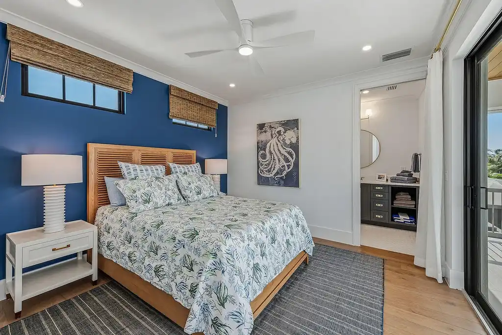 $6.7 Million Brand New Waterfront Masterpiece Offering Direct Gulf Access and Sunset Views on Marco Island 15 920 Iris Ct waterfront home on Marco Island showcasing contemporary architecture and direct Gulf access