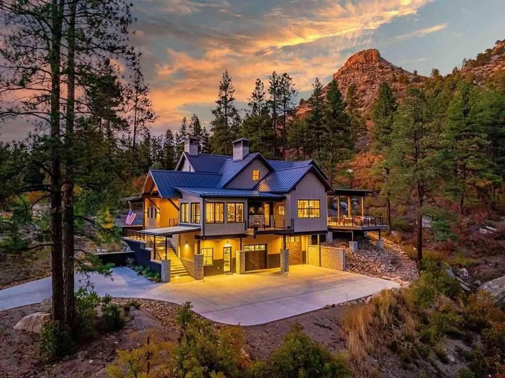 A Remarkable Veritas-Built Residence Elevates Colorado Luxury Living at $3.967M 5 Exclusive Mountain Estate 48 Sego Lily Court in Twin Buttes Durango 1