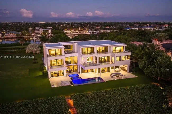 $37.5 Million Iconic Ocean-to-Intracoastal Estate Offers Rare Dual-Waterfront Luxury in Pompano