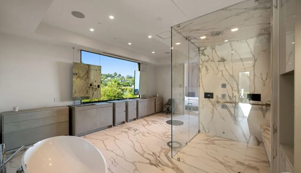 Bold and Breathtaking: A $36,888,888 Estate Overlooking the Cityscape in Beverly Hills 21 1140 Summit Dr A Breathtaking 36888888 Modern Estate in Beverly Hills 13
