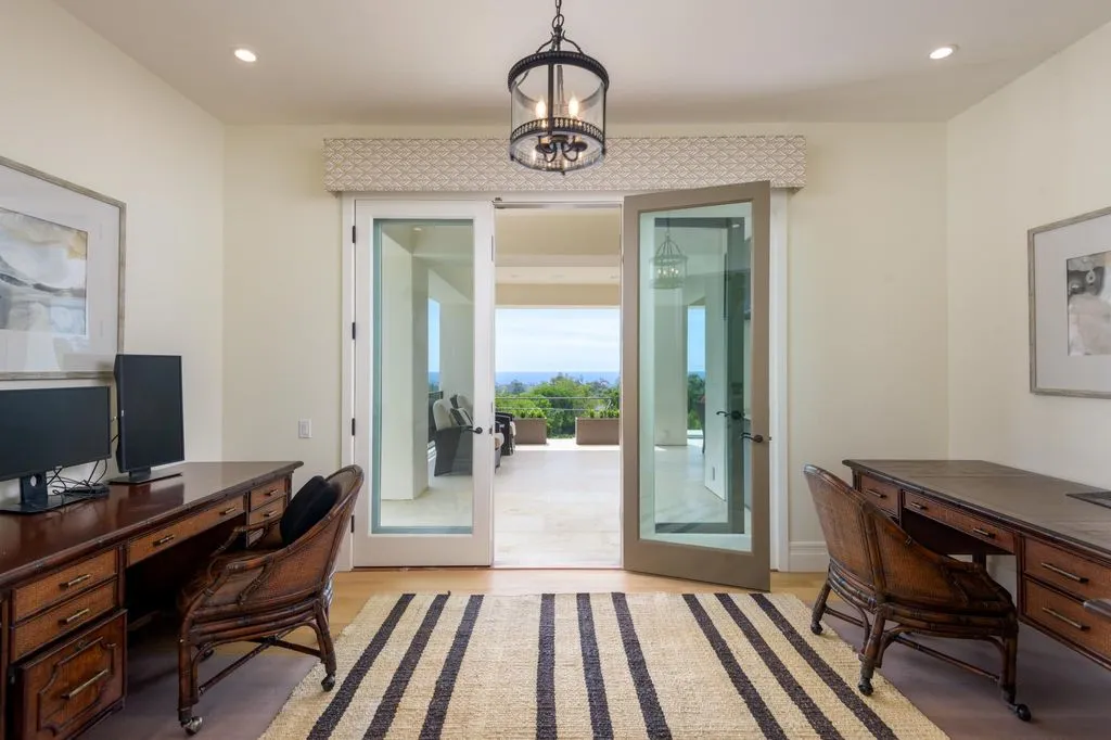 A Montecito Sanctuary with Commanding Ocean Views Lists for $12.9 Million 12 1465 E Mountain Dr An Exquisite Montecito Sanctuary With Commanding Ocean Views 9