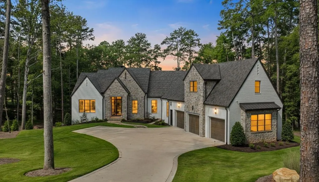 Exceptional Georgia Lakefront Home With Refined Transitional Design Lists for $7.15 Million 5 1521 Night Heron Dr A Breathtaking Custom Lakefront Estate Defining Luxury Living in Georgia 1