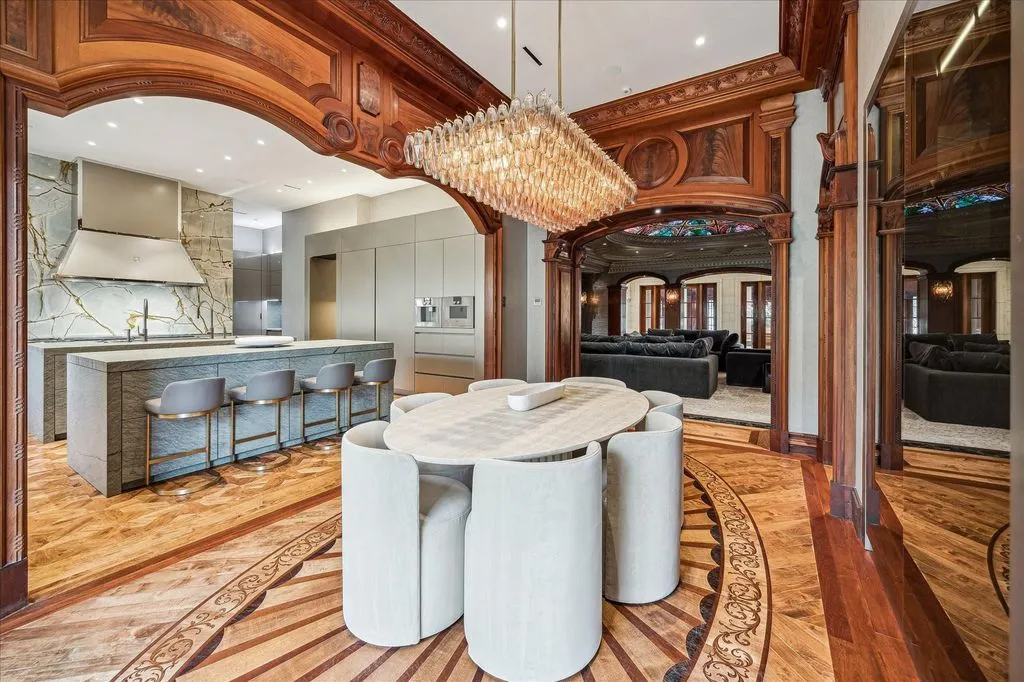 Designed by Eubanks Group Architects, This $16.5 Million Texas Estate Highlights Luxurious Living and Fine Millwork 13 1708 River Oaks Blvd A Stunning Texas Estate Designed by Eubanks Group Architects 9