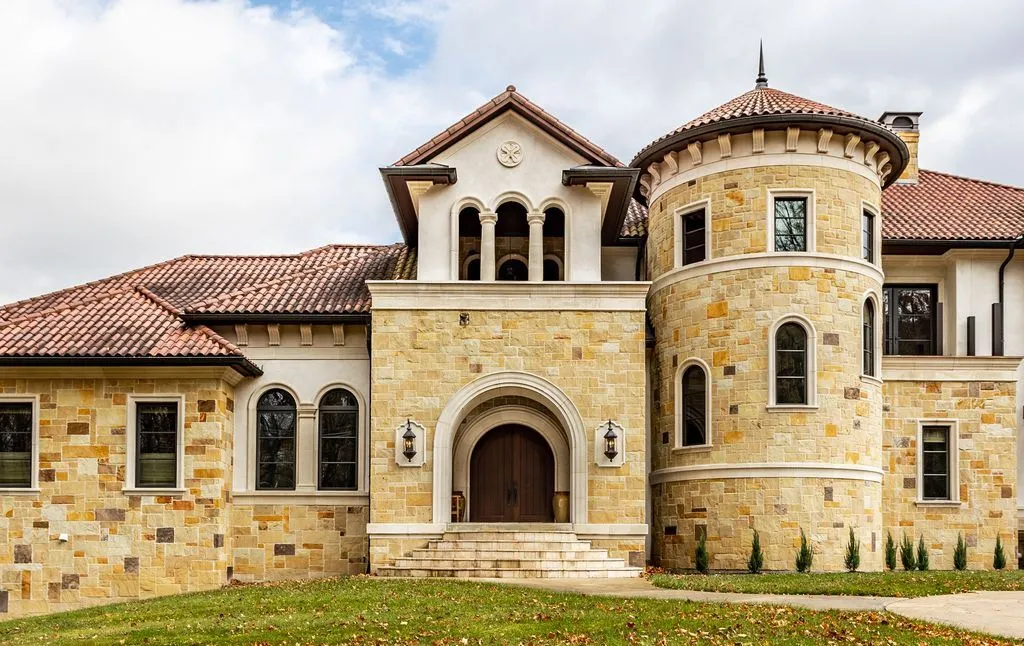 Grand European-Inspired Indiana Estate Spanning 13 Acres Lists for $5.45 Million 17 2075 S 950 E A Monumental European Inspired Country Estate in Indiana at 5.45 Million 10