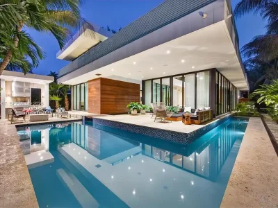 Stunning $14.6 Million Tropical Modern Island Estate Showcases Elite Luxury Living in Miami Beach 1 2300 Sunset Dr Leads Miami Beach Real Estate with a Stunning 14.6 Million Luxury Island Retreat 1
