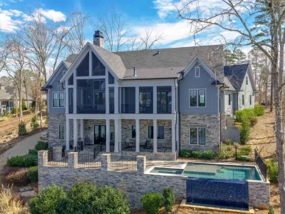 A Custom-Built Georgia Lakefront Masterpiece at $6.25 Million 1 2871 Linger Longer Dr A Stunning Custom Built Lakefront Masterpiece in Georgia 2