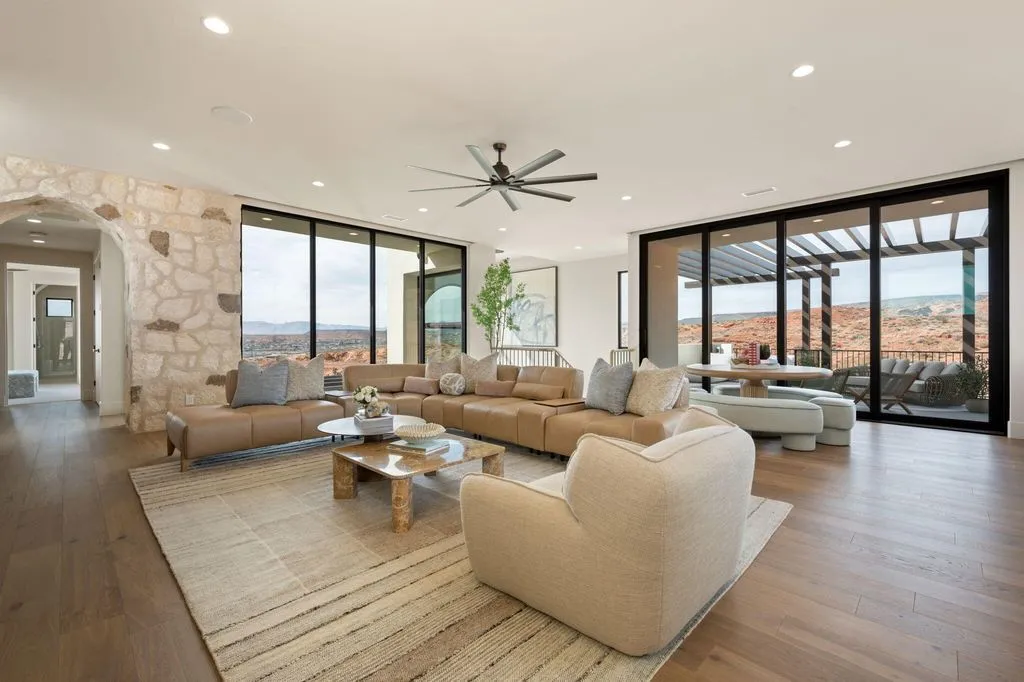 An Architectural Masterpiece by Dennis Miller Homes With Panoramic Zion Views at $5.85 Million 30 298 E Colima Rd Unveils a Stunning Utah Estate With Sweeping Zion Views 15