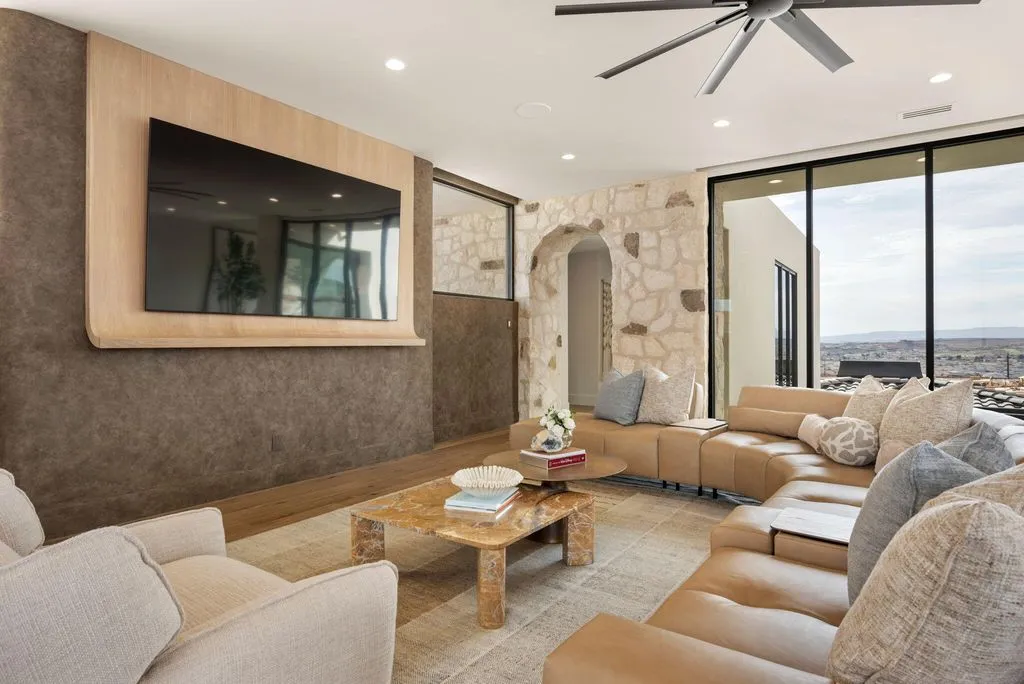 An Architectural Masterpiece by Dennis Miller Homes With Panoramic Zion Views at $5.85 Million 31 298 E Colima Rd Unveils a Stunning Utah Estate With Sweeping Zion Views 16