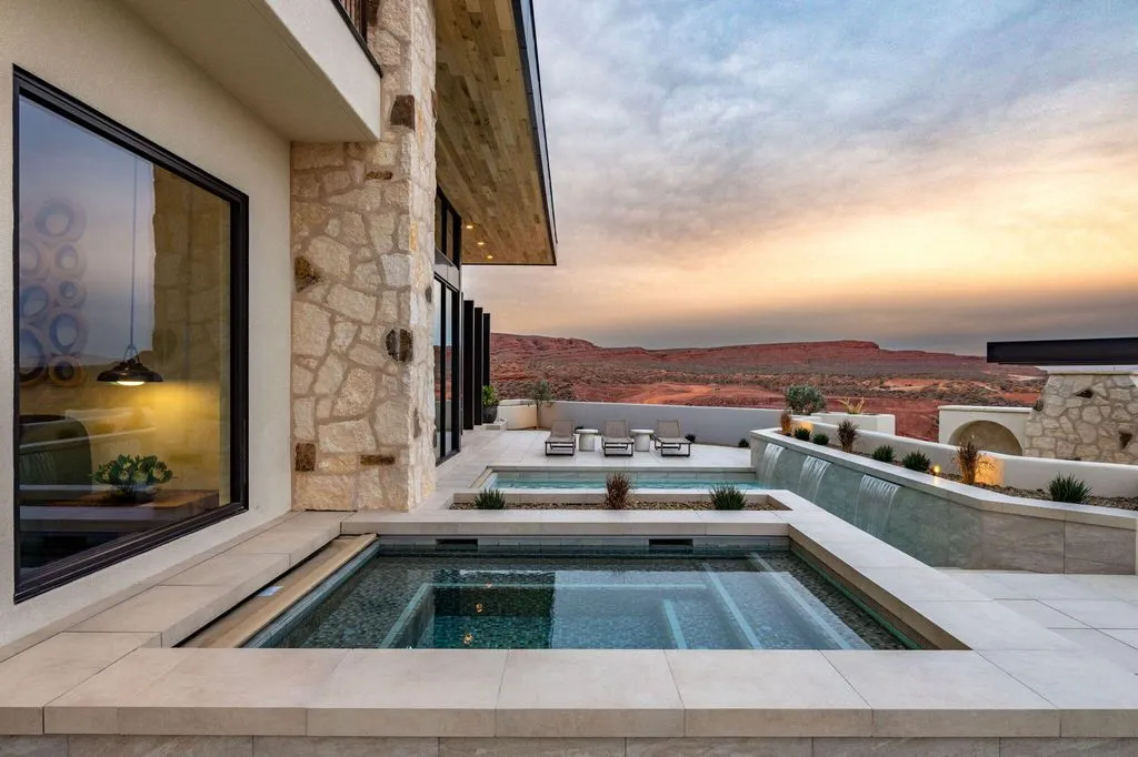 An Architectural Masterpiece by Dennis Miller Homes With Panoramic Zion Views at $5.85 Million 22 298 E Colima Rd Unveils a Stunning Utah Estate With Sweeping Zion Views 25