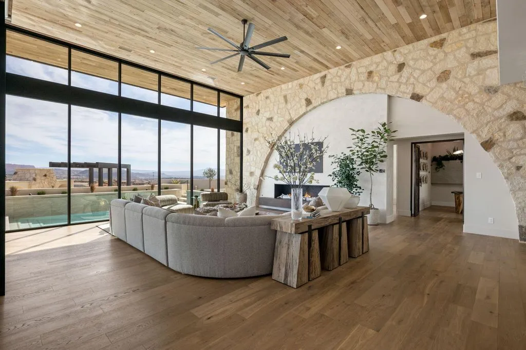 An Architectural Masterpiece by Dennis Miller Homes With Panoramic Zion Views at $5.85 Million 12 298 E Colima Rd Unveils a Stunning Utah Estate With Sweeping Zion Views 5