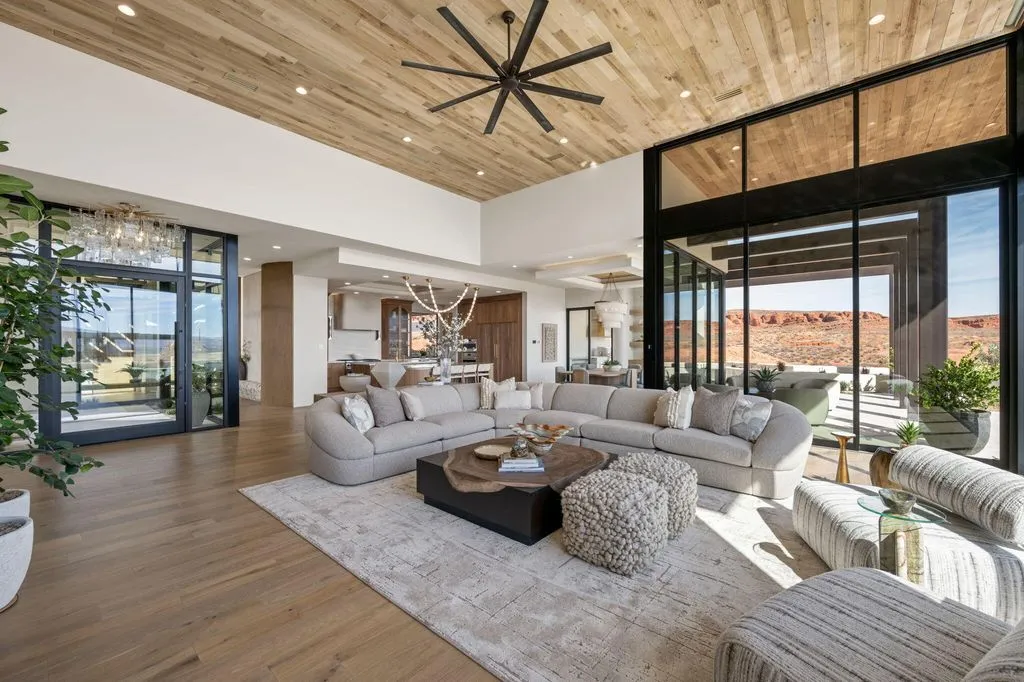 An Architectural Masterpiece by Dennis Miller Homes With Panoramic Zion Views at $5.85 Million 13 298 E Colima Rd Unveils a Stunning Utah Estate With Sweeping Zion Views 6