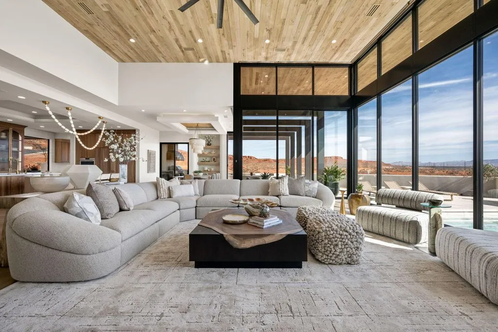 An Architectural Masterpiece by Dennis Miller Homes With Panoramic Zion Views at $5.85 Million 14 298 E Colima Rd Unveils a Stunning Utah Estate With Sweeping Zion Views 7