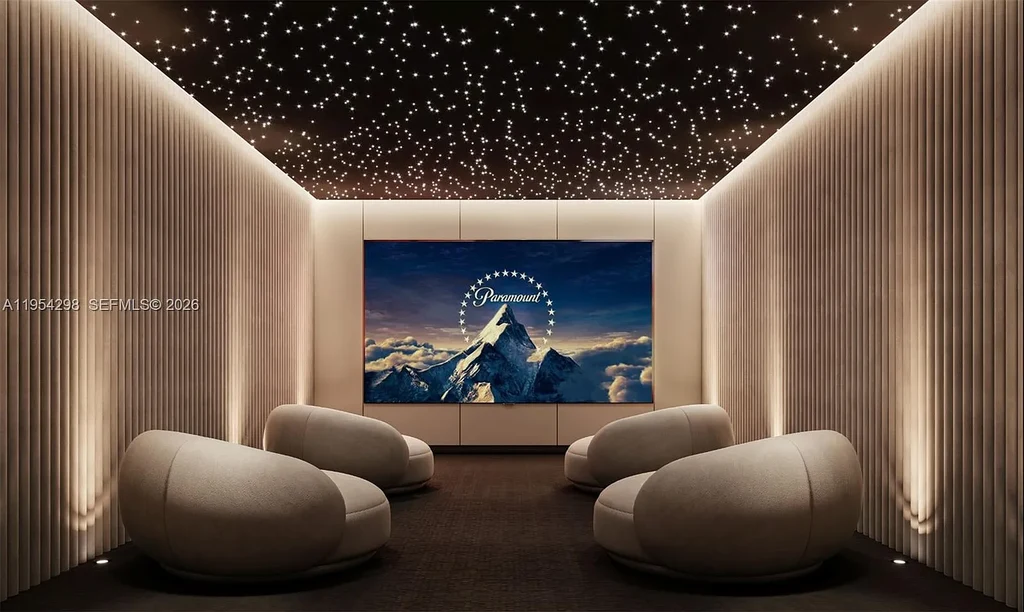 Spectacular $18 Million Ultra-Luxury New Construction Estate in Miami Showcases Iconic Modern Design 14 Modern ultra-luxury estate at 3210 Coacoochee St in Miami featuring contemporary architecture, expansive glass walls, private terraces, resort-style pool and spa, and landscaped tropical outdoor living areas.