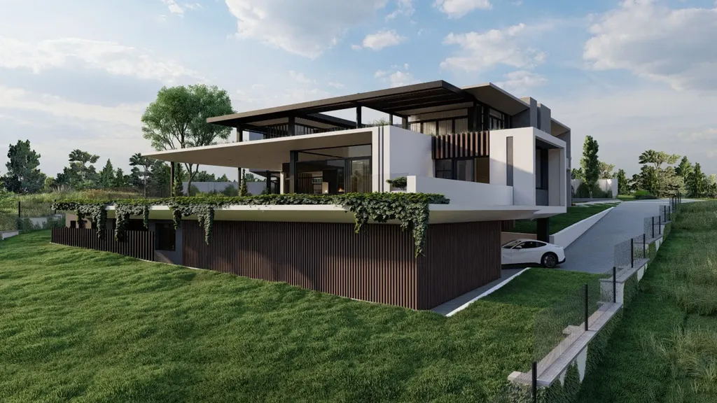 3214 Waterfall House by JK Designs Architects, A Sculptural Hillside Masterpiece in Midrand 1 3214 Waterfall House by JK Designs Architects, A Sculptural Hillside Masterpiece in Midrand