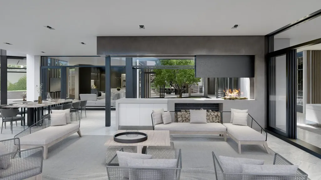 3214 Waterfall House by JK Designs Architects, A Sculptural Hillside Masterpiece in Midrand 8 3214 Waterfall House by JK Designs Architects, A Sculptural Hillside Masterpiece in Midrand