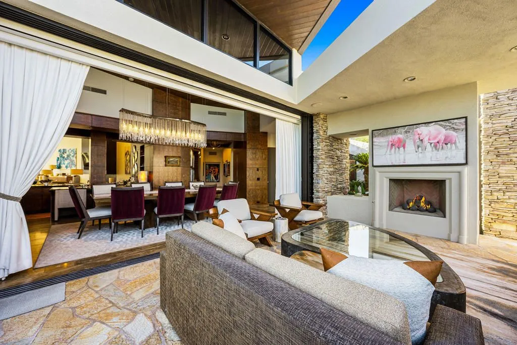 A Contemporary Desert Estate With Panoramic Mountain and Valley Views Asking $7.95 Million 12 330 Metate Pl Unveils a Spectacular Contemporary Desert Estate With Panoramic Mountain 11