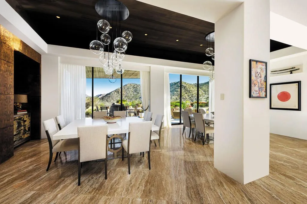 A Contemporary Desert Estate With Panoramic Mountain and Valley Views Asking $7.95 Million 14 330 Metate Pl Unveils a Spectacular Contemporary Desert Estate With Panoramic Mountain 13