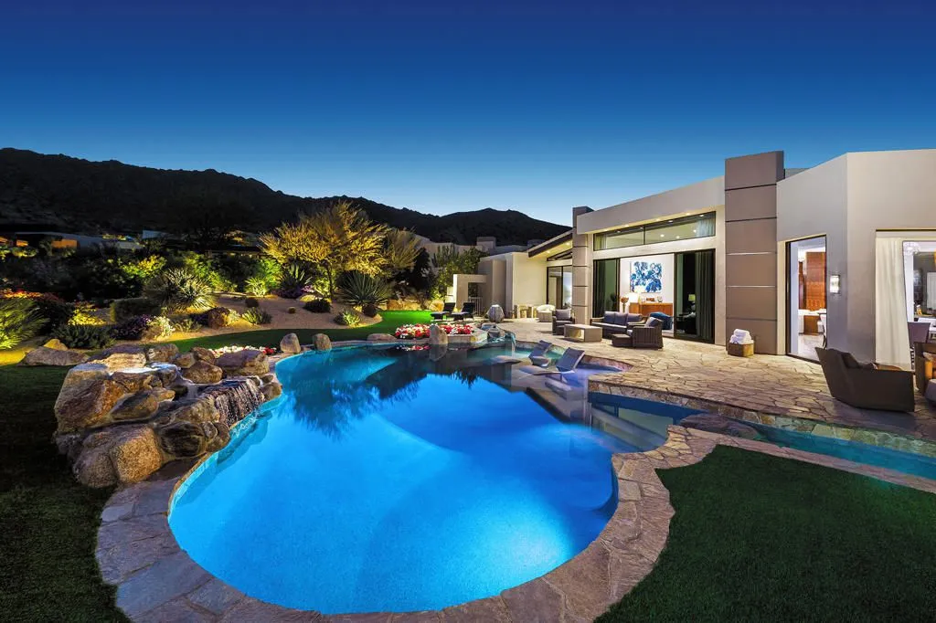 A Contemporary Desert Estate With Panoramic Mountain and Valley Views Asking $7.95 Million 29 330 Metate Pl Unveils a Spectacular Contemporary Desert Estate With Panoramic Mountain 25
