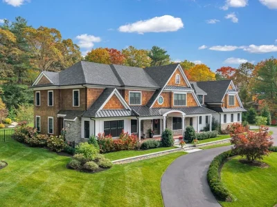 Elegant Massachusetts Home With Timeless Design and Modern Functionality at $5.495 Million 1 34 Stratford Rd Stunning Massachusetts Home 1