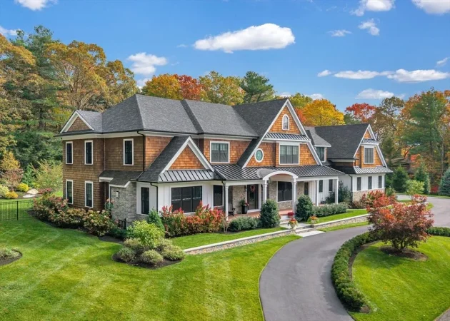Elegant Massachusetts Home With Timeless Design and Modern Functionality at $5.495 Million
