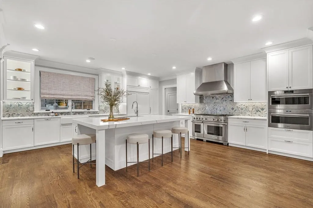 Elegant Massachusetts Home With Timeless Design and Modern Functionality at $5.495 Million 12 34 Stratford Rd Stunning Massachusetts Home 10