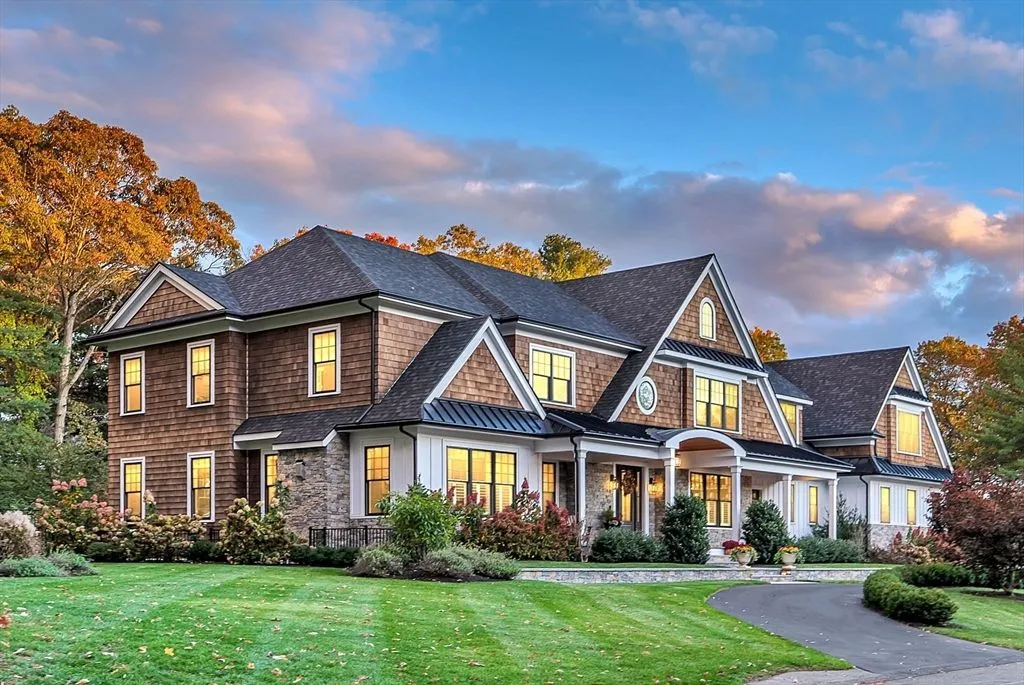 Elegant Massachusetts Home With Timeless Design and Modern Functionality at $5.495 Million 29 34 Stratford Rd Stunning Massachusetts Home 25