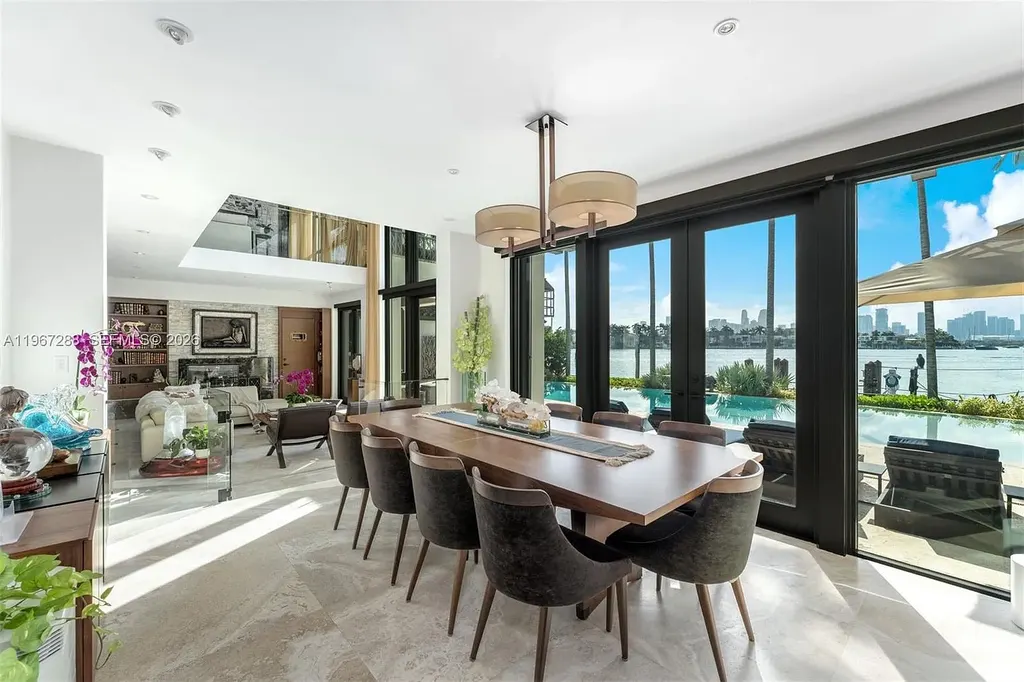 Luxury Open-Bay Waterfront Estate in Miami Beach Listed for $29.5 Million With Resort-Style Design and Skyline Views 10 34 W Di Lido Dr waterfront estate with open-bay views and Mediterranean architecture in Miami Beach
