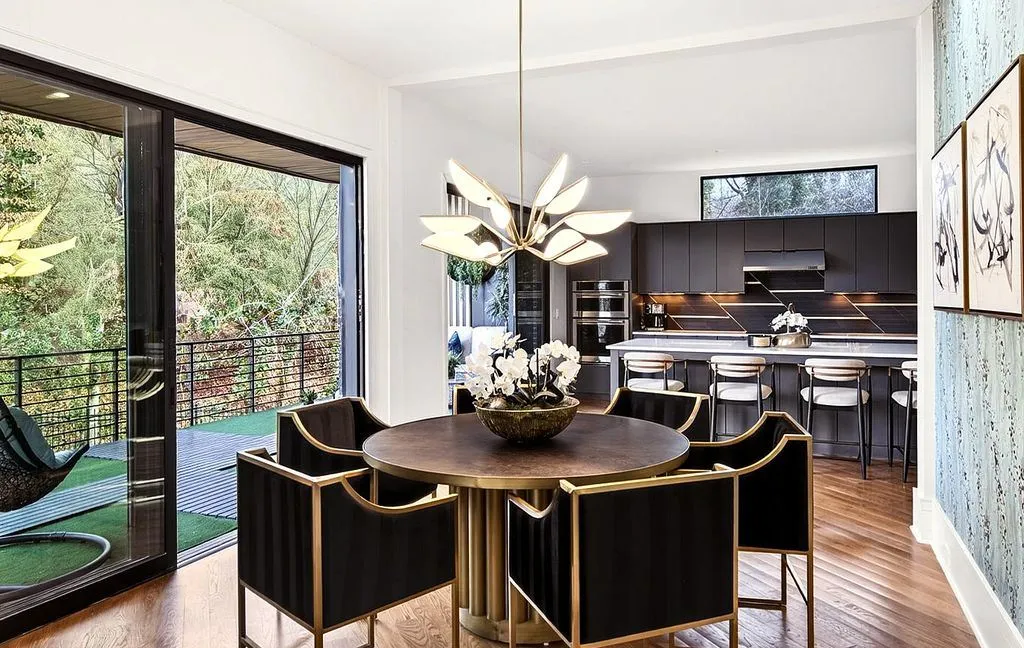 In Georgia, a Distinctive Contemporary Masterpiece by Bongers Homebuilders Asks $4.2 Million 12 345 Pinecrest Rd NE A Bold Contemporary Statement by Bongers Homebuilders 12