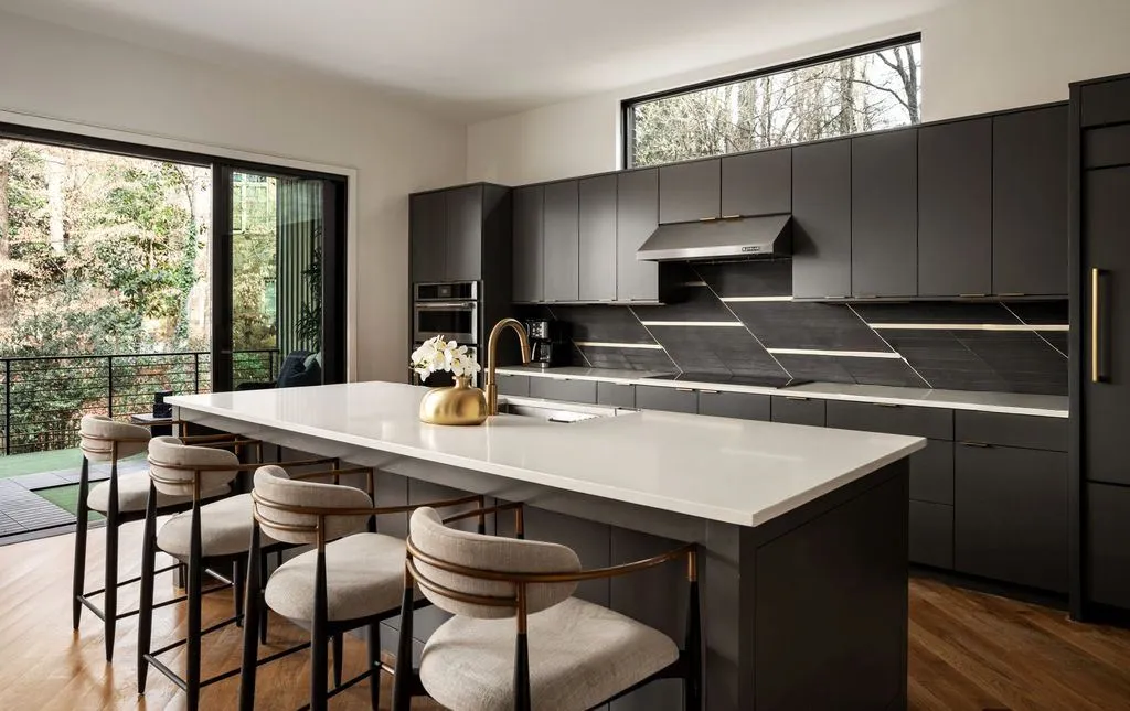 In Georgia, a Distinctive Contemporary Masterpiece by Bongers Homebuilders Asks $4.2 Million 19 345 Pinecrest Rd NE A Bold Contemporary Statement by Bongers Homebuilders 14