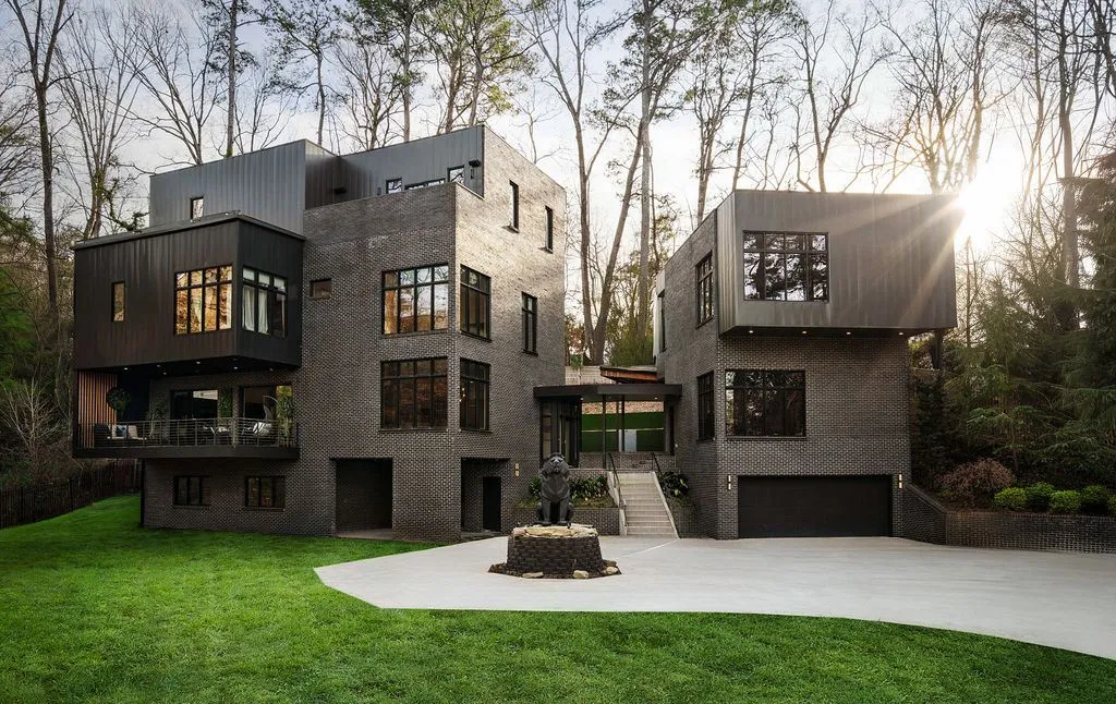 In Georgia, a Distinctive Contemporary Masterpiece by Bongers Homebuilders Asks $4.2 Million 6 345 Pinecrest Rd NE A Bold Contemporary Statement by Bongers Homebuilders 2