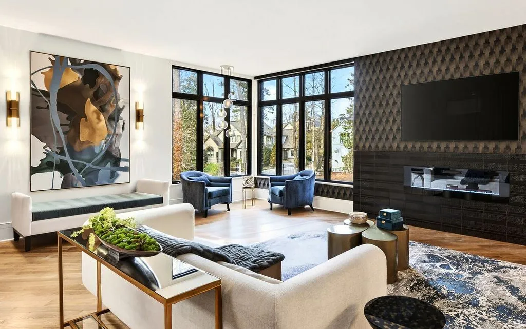 In Georgia, a Distinctive Contemporary Masterpiece by Bongers Homebuilders Asks $4.2 Million 7 345 Pinecrest Rd NE A Bold Contemporary Statement by Bongers Homebuilders 3