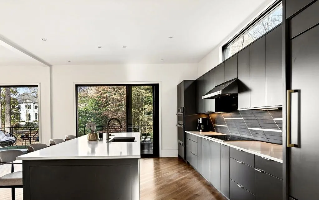 In Georgia, a Distinctive Contemporary Masterpiece by Bongers Homebuilders Asks $4.2 Million 8 345 Pinecrest Rd NE A Bold Contemporary Statement by Bongers Homebuilders 4