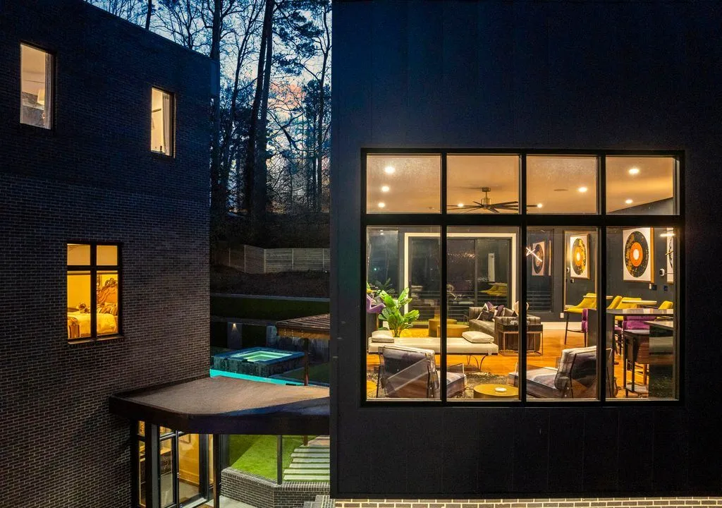 In Georgia, a Distinctive Contemporary Masterpiece by Bongers Homebuilders Asks $4.2 Million 15 345 Pinecrest Rd NE A Bold Contemporary Statement by Bongers Homebuilders 5