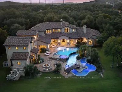 Magnificent Texas Masterpiece Delivers Grand Design and Total Privacy for $14.9M 1 3667 Stoneridge Rd Magnificent Texas Masterpiece Offers Grand Scale and Seclusion 2