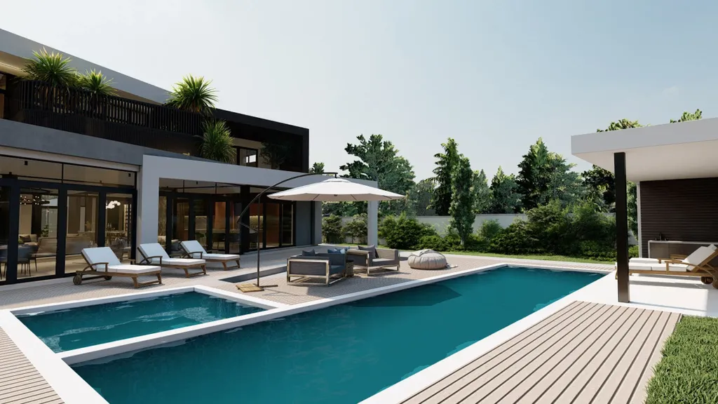 398 Lombardy House by JK Designs Architects, A Modern Classic Centered Around Nature in Silver Lakes, Pretoria 8 398 Lombardy House by JK Designs Architects, A Modern Classic Centered Around Nature in Silver Lakes, Pretoria