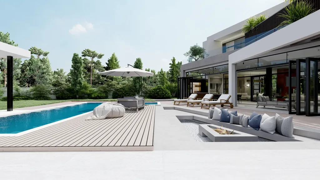 398 Lombardy House by JK Designs Architects, A Modern Classic Centered Around Nature in Silver Lakes, Pretoria 9 398 Lombardy House by JK Designs Architects A Modern Classic Centered Around Nature in Silver Lakes Pretoria 10