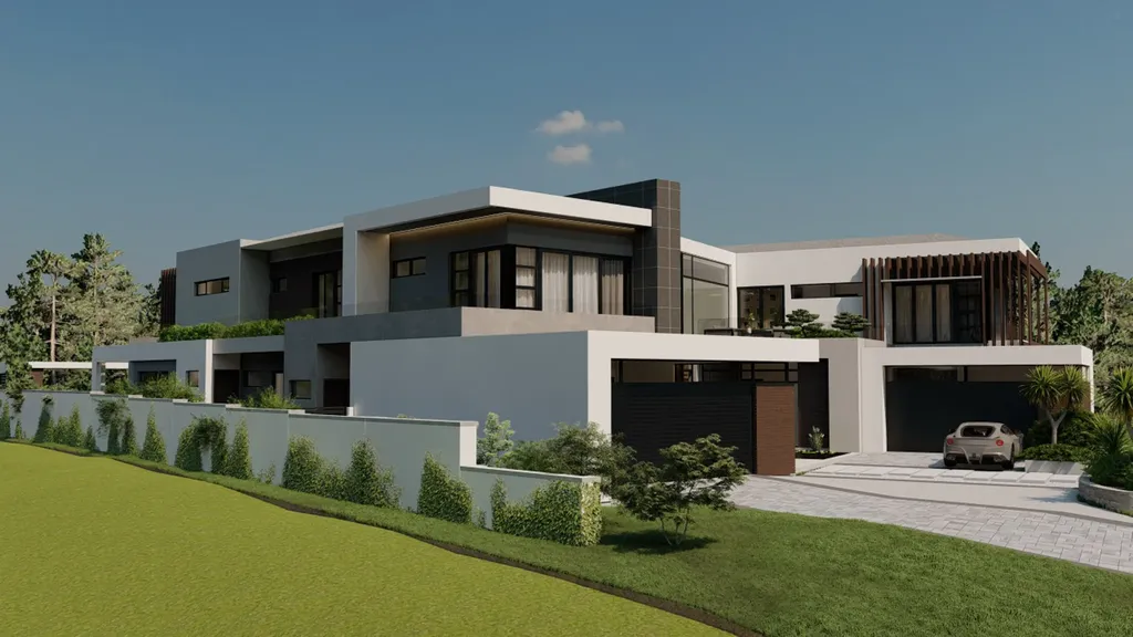 398 Lombardy House by JK Designs Architects, A Modern Classic Centered Around Nature in Silver Lakes, Pretoria 12 398 Lombardy House by JK Designs Architects, A Modern Classic Centered Around Nature in Silver Lakes, Pretoria