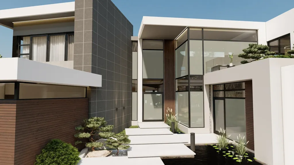 398 Lombardy House by JK Designs Architects, A Modern Classic Centered Around Nature in Silver Lakes, Pretoria 2 398 Lombardy House by JK Designs Architects A Modern Classic Centered Around Nature in Silver Lakes Pretoria 2