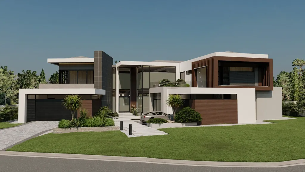 398 Lombardy House by JK Designs Architects, A Modern Classic Centered Around Nature in Silver Lakes, Pretoria 1 398 Lombardy House by JK Designs Architects, A Modern Classic Centered Around Nature in Silver Lakes, Pretoria