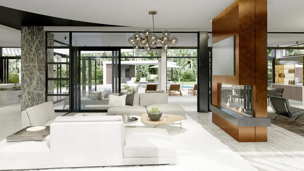 398 Lombardy House by JK Designs Architects, A Modern Classic Centered Around Nature in Silver Lakes, Pretoria 4 398 Lombardy House by JK Designs Architects, A Modern Classic Centered Around Nature in Silver Lakes, Pretoria