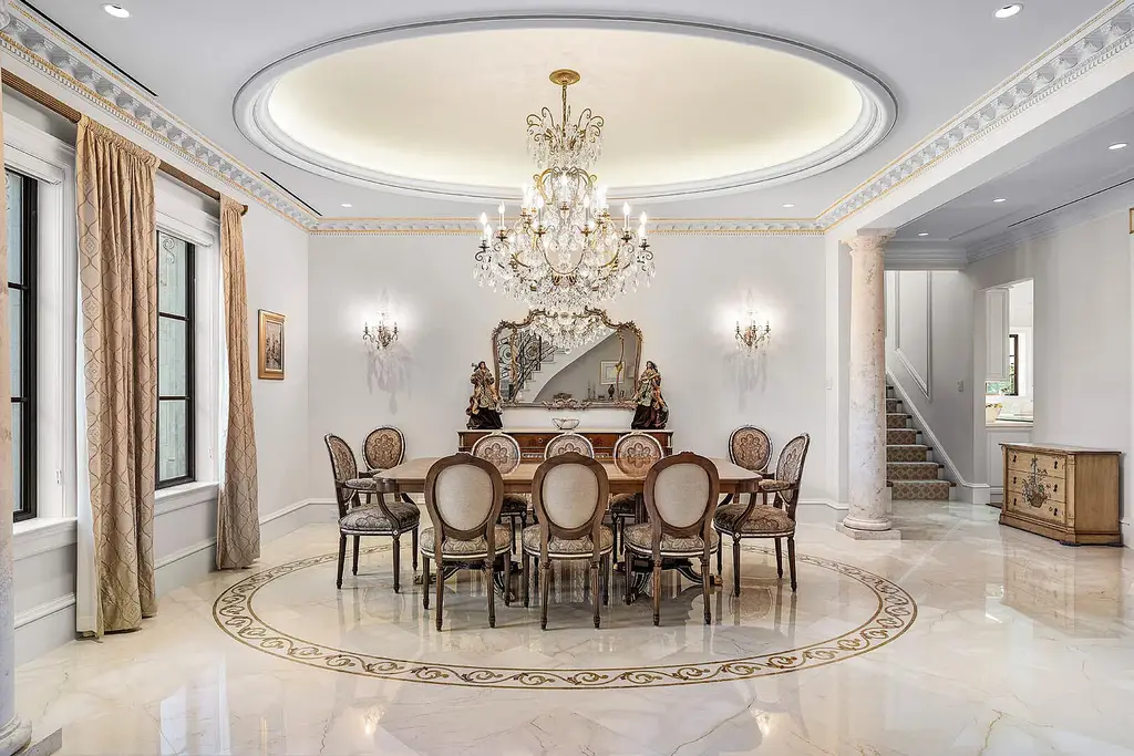 $13 Million Spectacular Venetian Waterfront Estate Sets a New Standard for Luxury Living in Boca Raton 12 443 E Alexander Palm Road luxury waterfront mansion in Boca Raton with Venetian-inspired architecture and private yacht dock