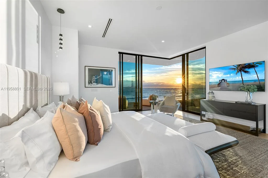 New $17 Million Oceanfront Estate in Fort Pierce Unveils Spectacular Modern Design and Exclusive Coastal Prestige 13 4610 N Highway A1a oceanfront modern luxury mansion in Fort Pierce Florida with private beach access and elevated pool deck