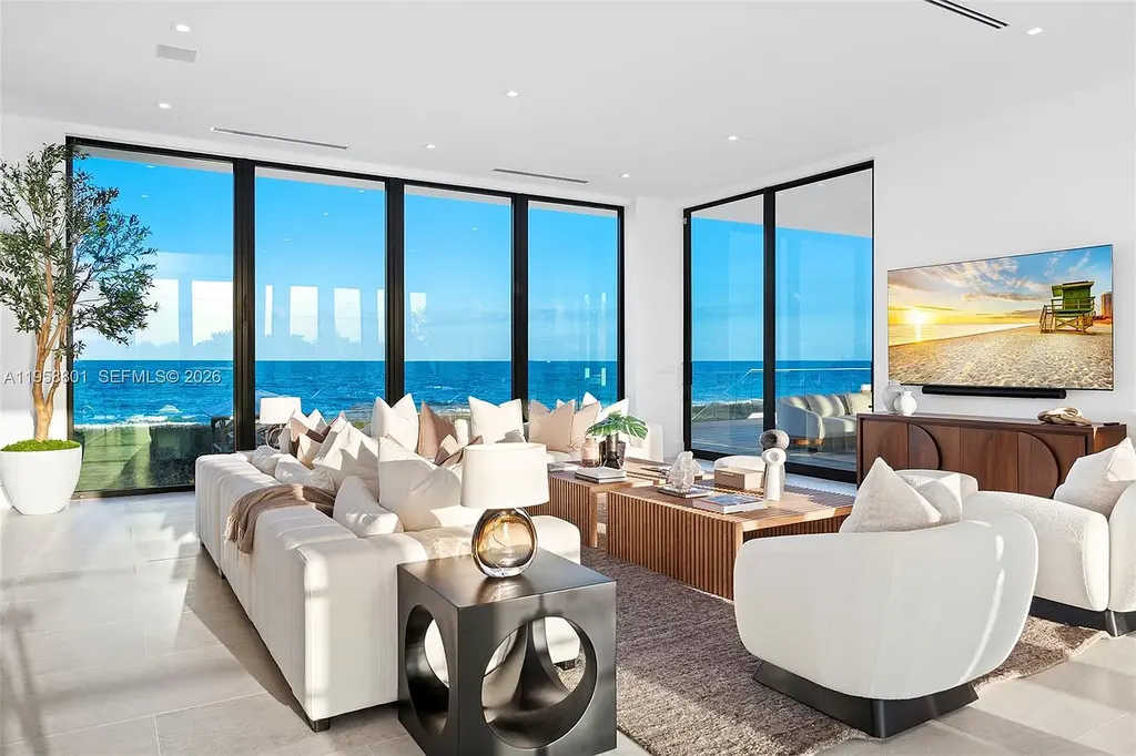 New $17 Million Oceanfront Estate in Fort Pierce Unveils Spectacular Modern Design and Exclusive Coastal Prestige 7 4610 N Highway A1a oceanfront modern luxury mansion in Fort Pierce Florida with private beach access and elevated pool deck