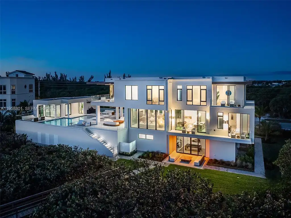 New $17 Million Oceanfront Estate in Fort Pierce Unveils Spectacular Modern Design and Exclusive Coastal Prestige 16 4610 N Highway A1a oceanfront modern luxury mansion in Fort Pierce Florida with private beach access and elevated pool deck