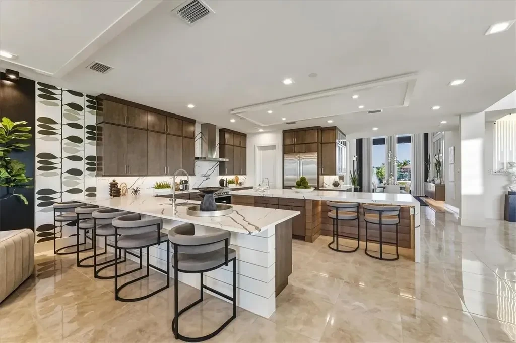 Stunning $6.9 Million Sarasota Bay Waterfront Estate Redefines Bradenton Real Estate Luxury Living 10 Private dock and Sarasota Bay waterfront view at 5210 Inspiration Ter showcasing premium Bradenton Real Estate lifestyle