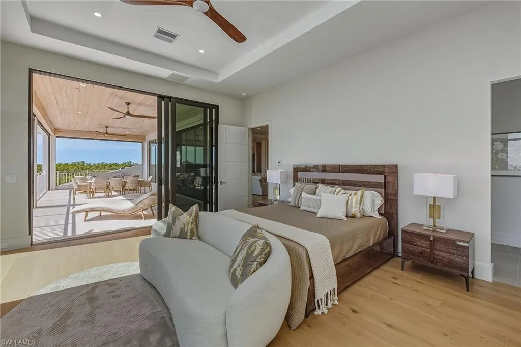 Stunning $10.2 Million Newly Built Waterfront Masterpiece with Panoramic Gulf Views in Marco Island 14 Modern contemporary architecture of 598 Spinnaker Dr Home in Marco Island for sale with panoramic Gulf views