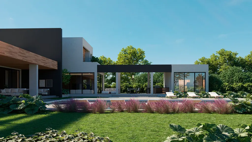 6675 at Pinecrest House by MIK Architecture, A Forest-Immersed Family Home Designed Around Nature and Outdoor Living 2 6675 At Pinecrest Backyard Side compressed result