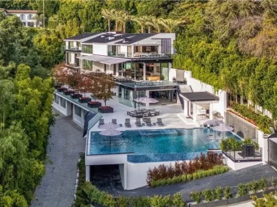 Sleek, Modern, and Newly Constructed: California Gated Estate Asks $39.95 Million 1 677 Nimes Rd Unveils a Stunning Vision of Ultra Modern Luxury 1