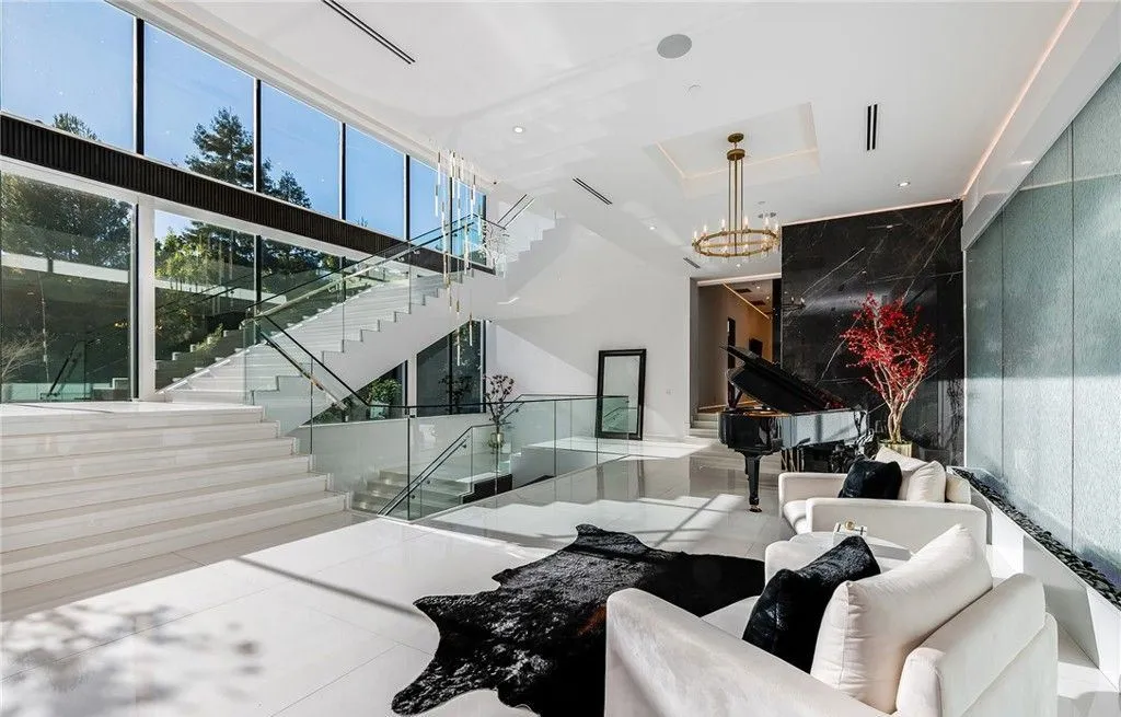 Sleek, Modern, and Newly Constructed: California Gated Estate Asks $39.95 Million 16 677 Nimes Rd Unveils a Stunning Vision of Ultra Modern Luxury 12