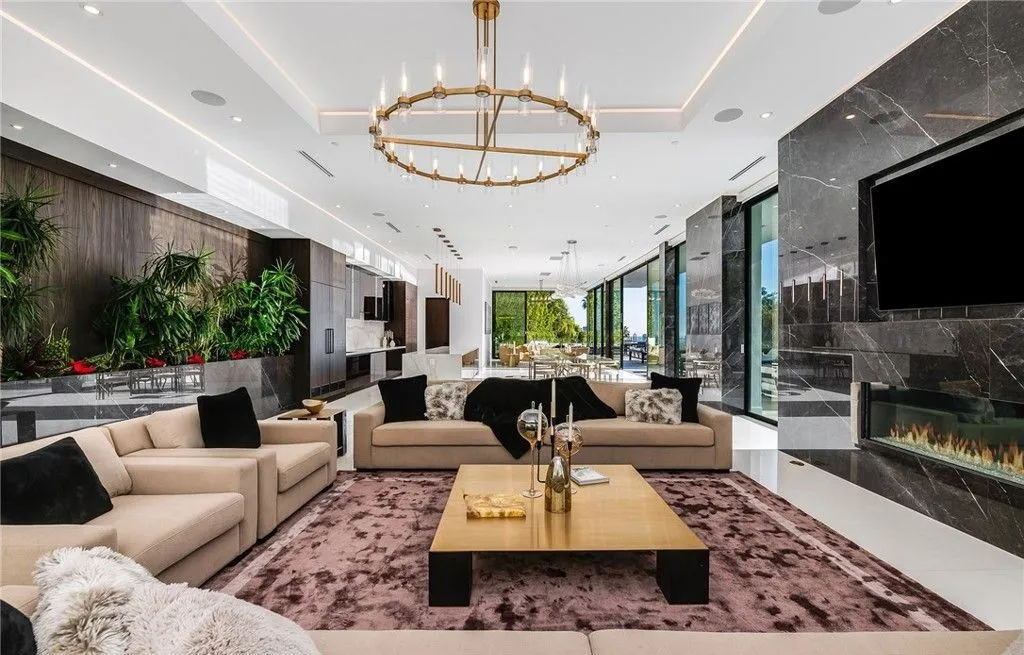Sleek, Modern, and Newly Constructed: California Gated Estate Asks $39.95 Million 18 677 Nimes Rd Unveils a Stunning Vision of Ultra Modern Luxury 14
